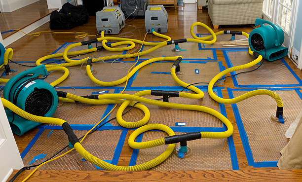 Professional Sewage Cleanup technician working in Lancaster, MA